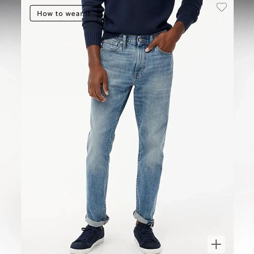 J. Crew Athletic slim-fit jean